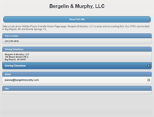 Tablet Screenshot of bergelinmurphy.com